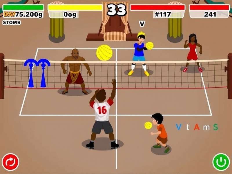 Masala Volley Frenzy gameplay screenshot